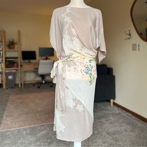 🎐Miss Me Sheer Midi Draped Dress🎐